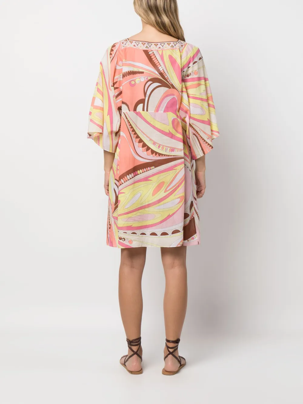 Femme PUCCI Robe à Imprimé Abstrait 6 Femme PUCCI Robe à Imprimé Abstrait – Image 4