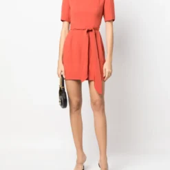 Femme Giorgio Armani Robe Courte évasée à Taille Nouée (années 1980) 8 Femme Giorgio Armani Robe Courte évasée à Taille Nouée (années 1980) -Promos Féerie Jupe Boutique 19958332 44928904 1000