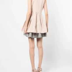 Femme Christian Dior Robe Sans Manches à Design Superposé Pre-owned (années 2010) -Promos Féerie Jupe Boutique 19983329 45082976 1000