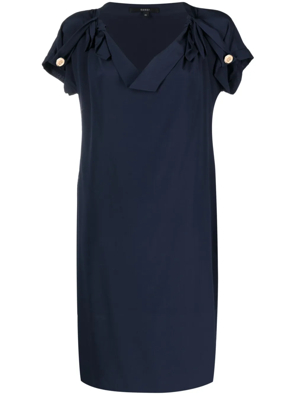 Femme Gucci Robe évasée à Détail De Nœud (années 2000) 3 Femme Gucci Robe évasée à Détail De Nœud (années 2000)