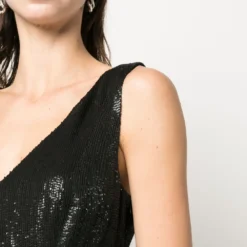 Femme John Galliano Robe Ornée De Sequins à Col V (années 2000) -Promos Féerie Jupe Boutique 20107280 50249522 1000