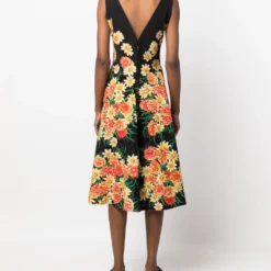 Femme A.N.G.E.L.O. Vintage Cult Robe Mi-longue évasée à Fleurs (années 1950) 10 Femme A.N.G.E.L.O. Vintage Cult Robe Mi-longue évasée à Fleurs (années 1950) -Promos Féerie Jupe Boutique 20129829 50145594 1000