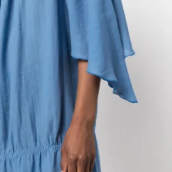 GIANFRANCO FERRE Femme Gianfranco Ferré Robe Froncée à Manches Longues (années 2000) 11 GIANFRANCO FERRE Femme Gianfranco Ferré Robe Froncée à Manches Longues (années 2000) -Promos Féerie Jupe Boutique 20133004 50152660 1000