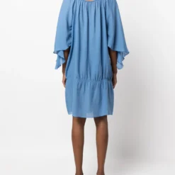 GIANFRANCO FERRE Femme Gianfranco Ferré Robe Froncée à Manches Longues (années 2000) 10 GIANFRANCO FERRE Femme Gianfranco Ferré Robe Froncée à Manches Longues (années 2000) -Promos Féerie Jupe Boutique 20133004 50152673 1000