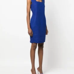 Femme Versace Robe En Lin à Design Sans Manches (années 1970) -Promos Féerie Jupe Boutique 20155670 50242223 1000