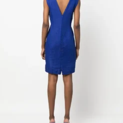 Femme Versace Robe En Lin à Design Sans Manches (années 1970) -Promos Féerie Jupe Boutique 20155670 50242242 1000