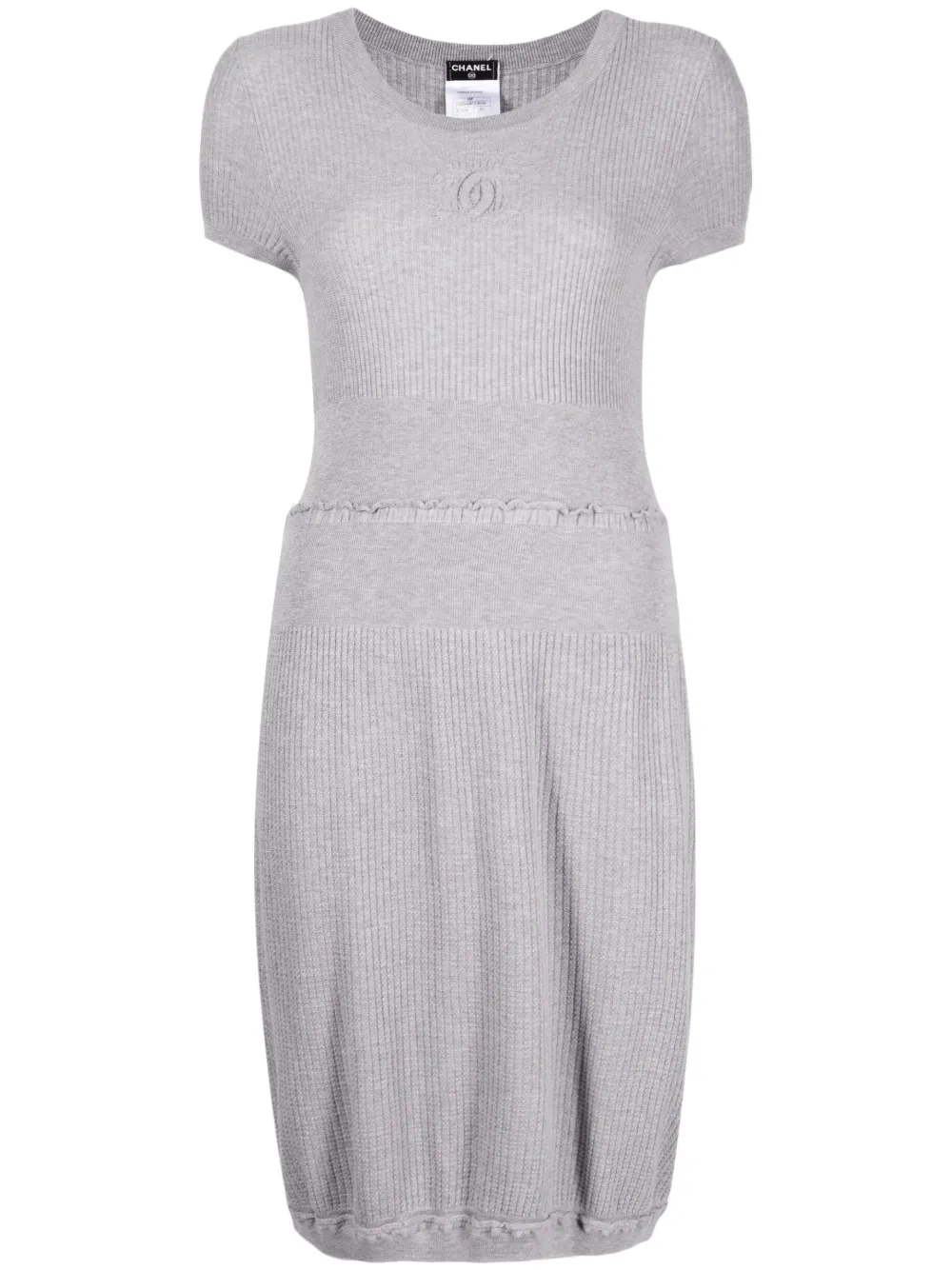 Femme CHANEL Robe En Maille à Manches Courtes (2009) 3 Femme CHANEL Robe En Maille à Manches Courtes (2009)