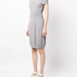 Femme CHANEL Robe En Maille à Manches Courtes (2009) 9 Femme CHANEL Robe En Maille à Manches Courtes (2009) -Promos Féerie Jupe Boutique 20161295 50171571 1000