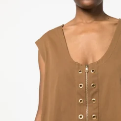 Femme Prada Robe Courte En Coton à Fermeture Nouée 12 Femme Prada Robe Courte En Coton à Fermeture Nouée -Promos Féerie Jupe Boutique 20171432 50241680 1000