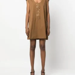 Femme Prada Robe Courte En Coton à Fermeture Nouée 13 Femme Prada Robe Courte En Coton à Fermeture Nouée -Promos Féerie Jupe Boutique 20171432 50241685 1000