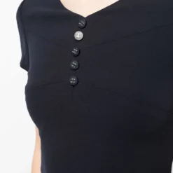 Femme CHANEL Robe En Maille à Boutons CC (1996) 11 Femme CHANEL Robe En Maille à Boutons CC (1996) -Promos Féerie Jupe Boutique 20200284 50399122 1000
