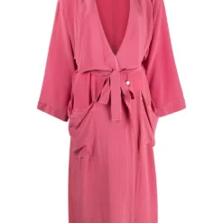 GIANFRANCO FERRE Femme Gianfranco Ferré Robe En Soie à Boutonnière (années 1990)