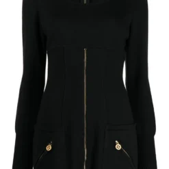 Femme CHANEL Robe Zippée à Logo (années 1990-2000)