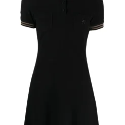 Femme Fendi Robe-polo à Patch Logo (années 1990-2000)