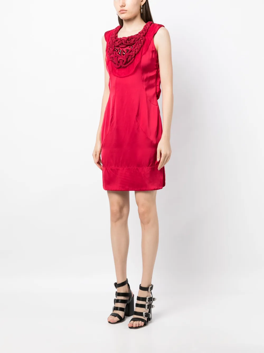 Femme Valentino Garavani Robe à Ornements En Cristal (années 2010) 5 Femme Valentino Garavani Robe à Ornements En Cristal (années 2010) – Image 3