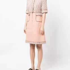 Femme CHANEL Robe En Tweed à Coupe Courte (2006) 9 Femme CHANEL Robe En Tweed à Coupe Courte (2006) -Promos Féerie Jupe Boutique 20497317 50508798 1000