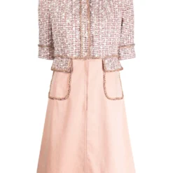 Femme CHANEL Robe En Tweed à Coupe Courte (2006)