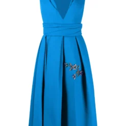 Femme Christian Dior Robe évasée Pre-owned à Plis Creux (2010)