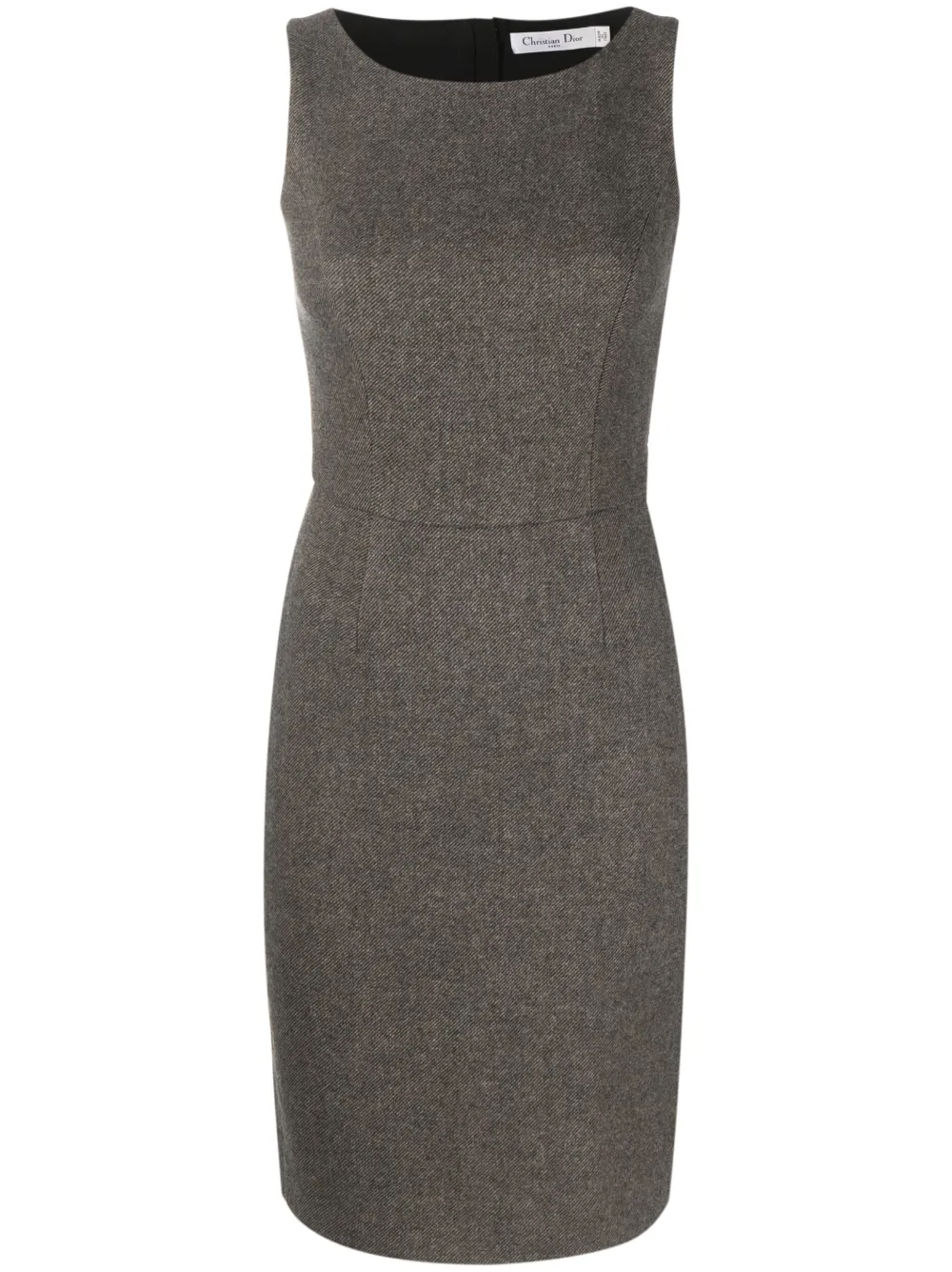 Femme Christian Dior Robe Cintrée à Empiècements En Cuir Pre-owned (2010) 3 Femme Christian Dior Robe Cintrée à Empiècements En Cuir Pre-owned (2010)