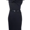 Femme Christian Dior Robe En Maille à Taille Ceinturée Pre-owned (2010) -Promos Féerie Jupe Boutique 20507098 50593310 1000