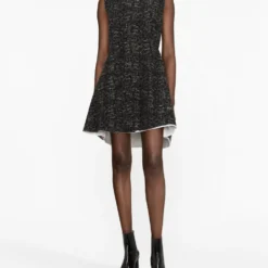 Femme Christian Dior Robe Courte à Coupe évasée Pre-owned (2010) -Promos Féerie Jupe Boutique 20508013 50588320 1000