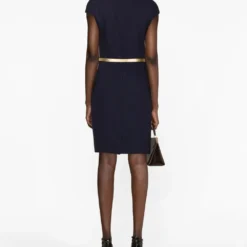 Femme Christian Dior Robe Cintrée à Taille Ceinturée Pre-owned (2010) -Promos Féerie Jupe Boutique 20508038 50593517 1000