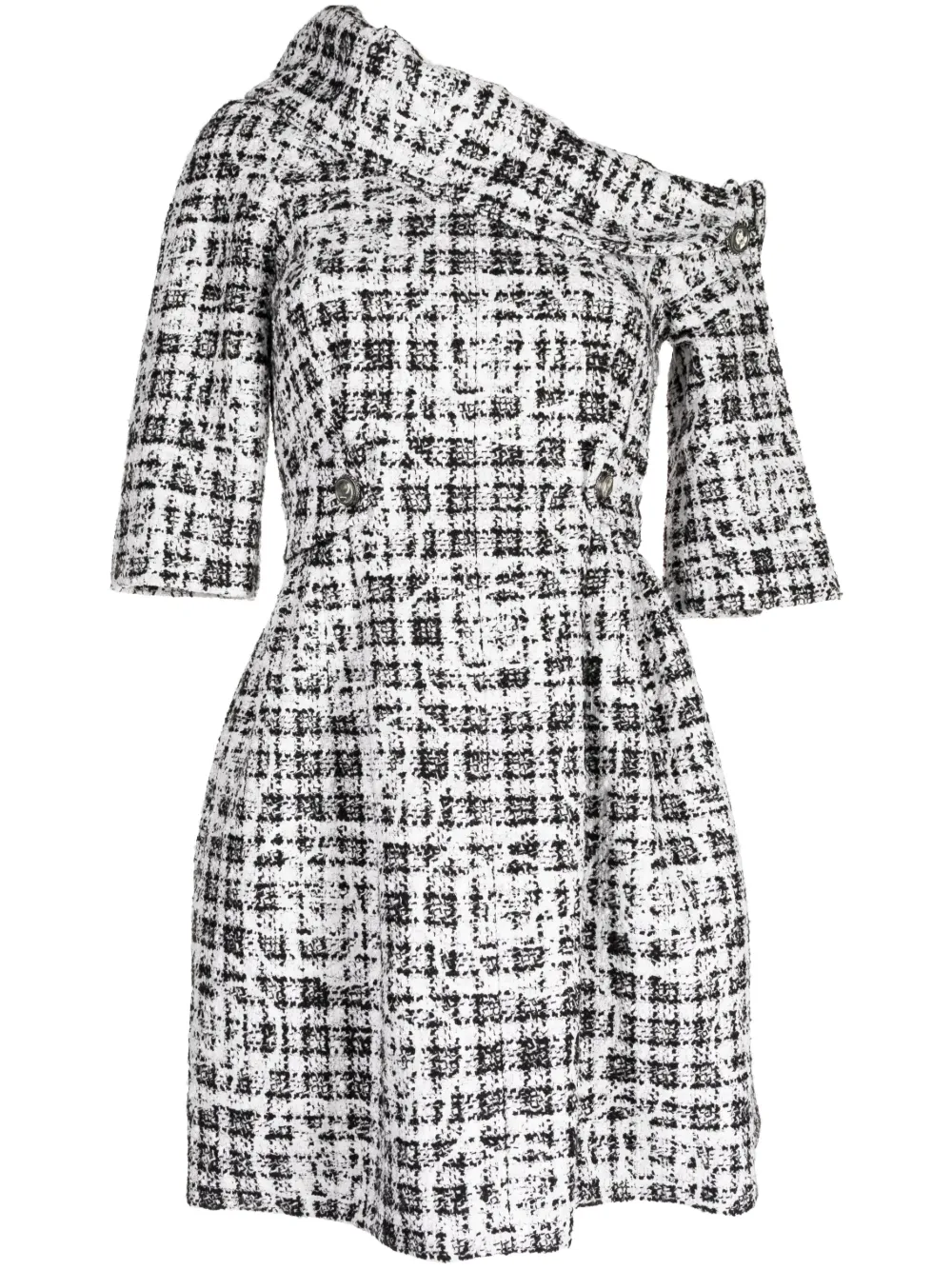 Femme CHANEL Robe Camélia En Tweed 2014 3 Femme CHANEL Robe Camélia En Tweed 2014