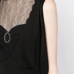 Femme CHANEL Robe Drapée à Détail De Chaîne 2009 11 Femme CHANEL Robe Drapée à Détail De Chaîne 2009 -Promos Féerie Jupe Boutique 20512613 50554345 1000