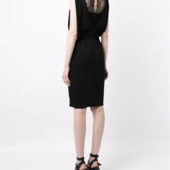 Femme CHANEL Robe Drapée à Détail De Chaîne 2009 10 Femme CHANEL Robe Drapée à Détail De Chaîne 2009 -Promos Féerie Jupe Boutique 20512613 50554350 1000