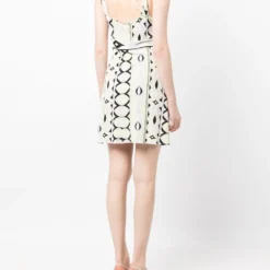 Femme PUCCI Robe Mini Ceinturée à Motif Géométrique -Promos Féerie Jupe Boutique 20531841 50655808 1000