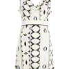 Femme PUCCI Robe Mini Ceinturée à Motif Géométrique -Promos Féerie Jupe Boutique 20531841 50655928 1000