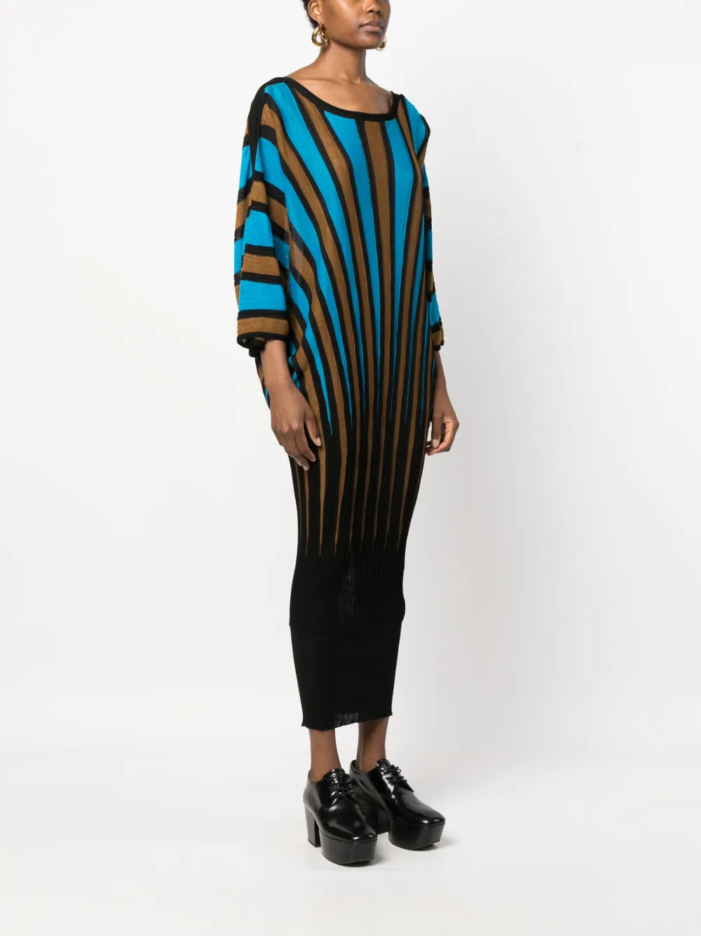 Femme Jean Paul Gaultier Robe En Maille Dolman (années 2000) 5 Femme Jean Paul Gaultier Robe En Maille Dolman (années 2000) – Image 3