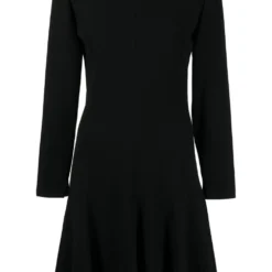 Celine Femme Céline Robe Courte évasée à Manches Longues (années 1990-2000)
