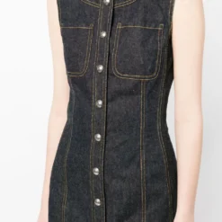 Femme CHANEL Robe En Jean 1997 à Boutons Logo 11 Femme CHANEL Robe En Jean 1997 à Boutons Logo -Promos Féerie Jupe Boutique 20555857 50576669 1000