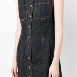 Femme CHANEL Robe En Jean à Coutures Contrastantes (1997) 11 Femme CHANEL Robe En Jean à Coutures Contrastantes (1997) -Promos Féerie Jupe Boutique 20556079 50607725 1000