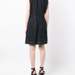 Femme CHANEL Robe En Jean à Coutures Contrastantes (1997) 10 Femme CHANEL Robe En Jean à Coutures Contrastantes (1997) -Promos Féerie Jupe Boutique 20556079 50607741 1000