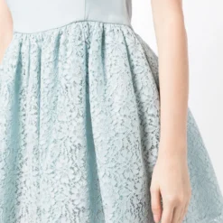 Femme Miu Miu Robe Ornée De Dentelle à Coupe Courte -Promos Féerie Jupe Boutique 20809923 50790471 1000