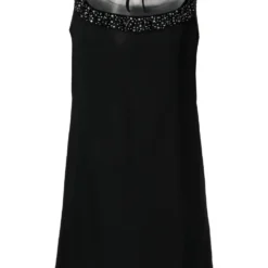 Femme Miu Miu Robe Courte à Ornements En Cristal