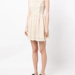 Femme Miu Miu Robe Sans Manches à Détail En Dentelle 9 Femme Miu Miu Robe Sans Manches à Détail En Dentelle -Promos Féerie Jupe Boutique 20809937 50791282 1000