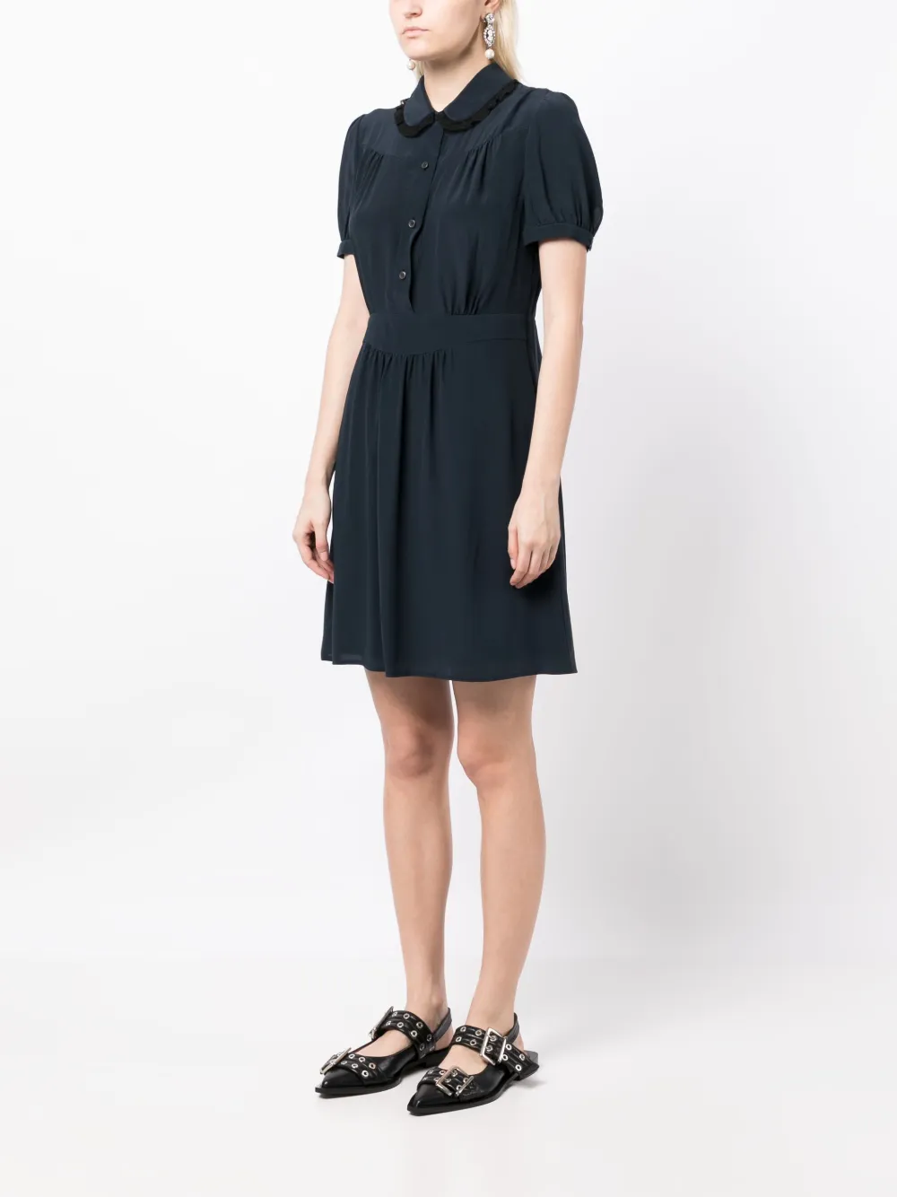 Femme Miu Miu Robe Courte à Ornements En Dentelle 5 Femme Miu Miu Robe Courte à Ornements En Dentelle – Image 3